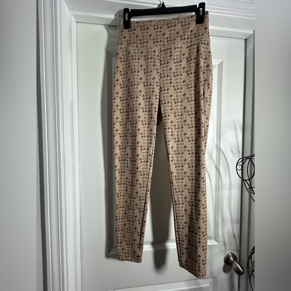 Talbots Beige Patterned Leggings